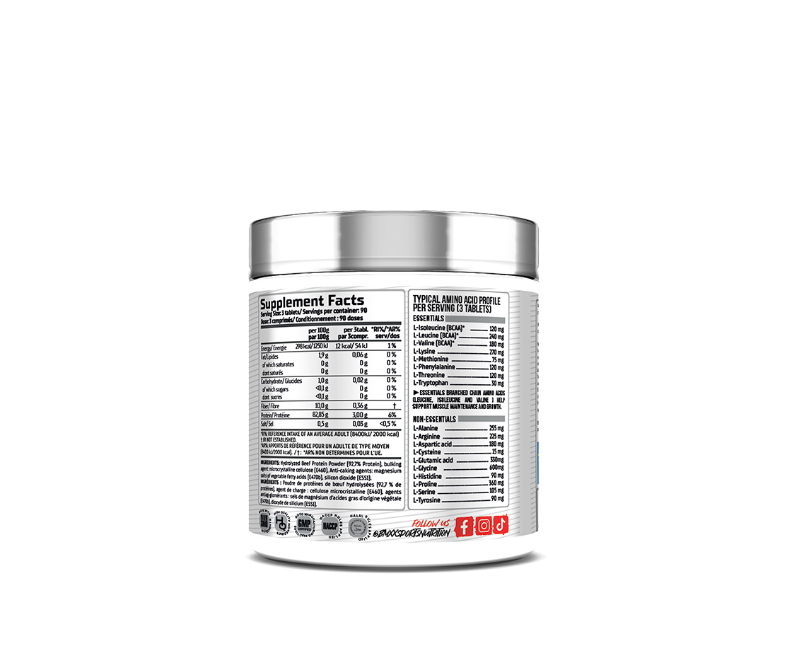 BEEF AMINO - FROM HYDROLYSED BEEF PROTEIN